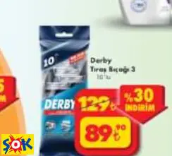 DERBY TIRAŞ BIÇAĞI 3 10’LU